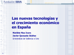 Las nuevas tecnologías y el crecimiento económico en España