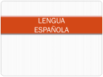 lengua española - CANARIAS INTERCULTURAL
