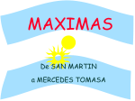 Máximas de San Martín a Mercedes Tomasa