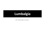 Lumbalgia - Dr. Curcó