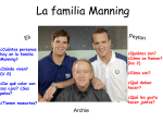 ¿Cuántas personas hay en la familia Manning?
