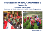 Diapositiva 1 - Grupo de Diálogo, Minería y Desarrollo Sostenible