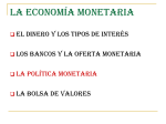 Diapositiva Economia Monetaria