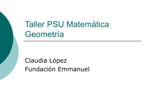 Taller PSU Matemática