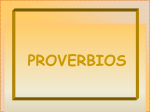 proverbios - Fe adulta