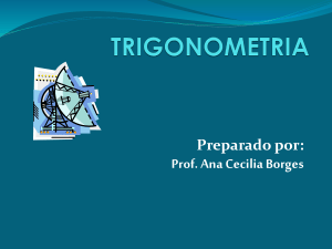 Triángulo rectángulo - ECON. ANA CECILIA BORGES. ESP.
