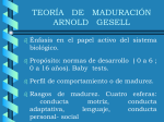 TEORÍA DE MADURACIÓN ARNOLD GESELL