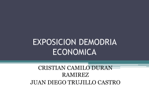 La demografia economica