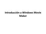 Introducción a Windows Movie Makerppt