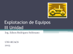 Explotacion de Equipos 3 Sabado - Ing. Edson Rodríguez Solórzano