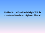 Unidad 4: La España del siglo XIX: la construcción de un régimen