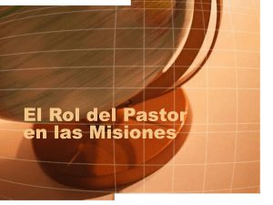 El Rol del Pastor en las Misiones