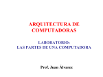 LAS PARTES DE UNA COMPUTADORA Prof. Juan Álvarez