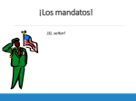 Mandatos formales - SpanishLanguageWiki
