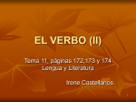 el verbo (ii) - WordPress.com