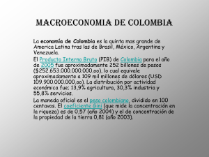 macroeconomia de colombia