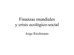 finanzas mundiales y crisis ecológico-social