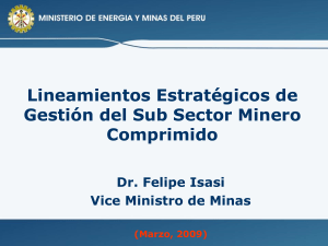 Diapositiva 1 - Grupo de Diálogo, Minería y Desarrollo Sostenible