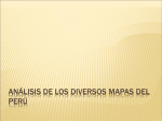 Análisis de los diversos mapas del Perú