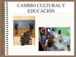 CAMBIO CULTURAL Y EDUCACIÓN