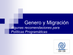 Genero y Migración