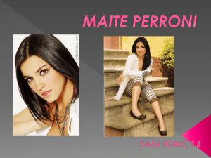 maite perroni