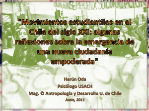 Movimientos estudiantiles en el Chile del siglo XXI