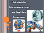 Historia de las telecomunicaciones en Republica