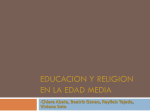 EDUCACION Y RELIGION EN LA EDAD MEDIA