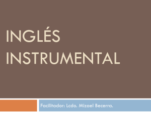 Inglés instrumental