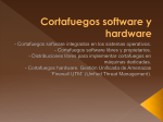 Cortafuegos software y hardware