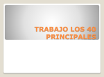 TRABAJO LOS 40 PRINCIPALES