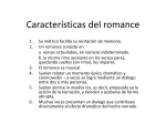 Caracteristicas del romance