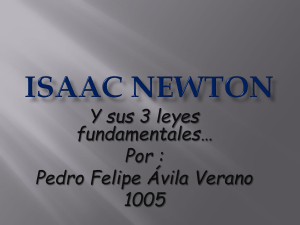 Isaac Newton - decimofisica