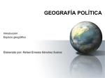 Geografía y espacio