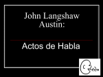 John Langshaw Austin: Actos de Habla