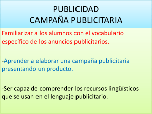 PUBLICIDAD: ACTIVIDAD