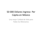 50 000 Dólares ingreso per Cápita en México