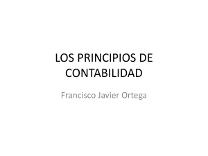 LOS PRINCIPIOS DE CONTABILIDAD