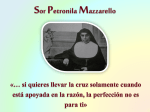 Sor Petronila Mazzarello «…