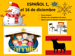 Dec 16 navidad/tarea de vacaciones Span 1 Dec 16 Fiesta y Tarea
