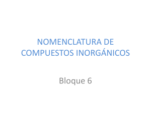 nomenclatura de compuestos inorganicos ver 13