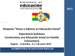 3. Bolivia Voces y Saberes en Educación Inicial