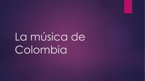 La música de Colombia