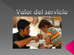 Valor del servicio