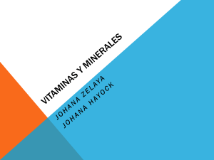 vitaminas y minerales - Farmaco2 Dr:Matamoros