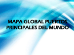 mapa global puertos principales del mundo