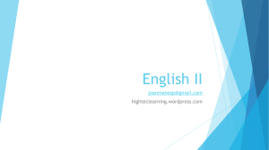 English II - WordPress.com