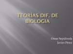 Teorías Dif. de biologia