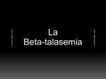 Beta-talasemia Tipos de beta